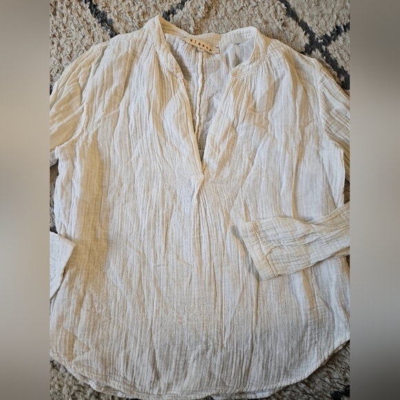 XiRENA 100% Cotton Pop over Long Sleeve Size Small - Picture 1 of 4